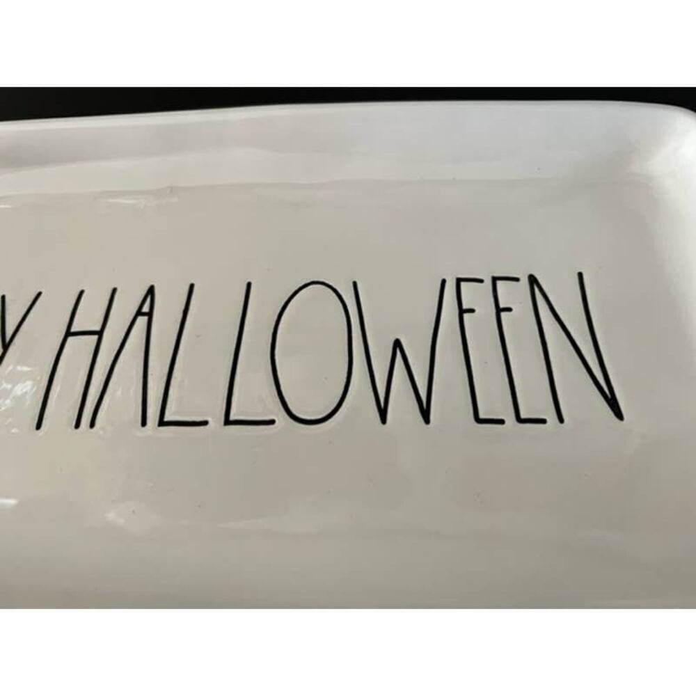 Rae Dunn 2017 Happy Halloween Platter - Picture 4 of 4